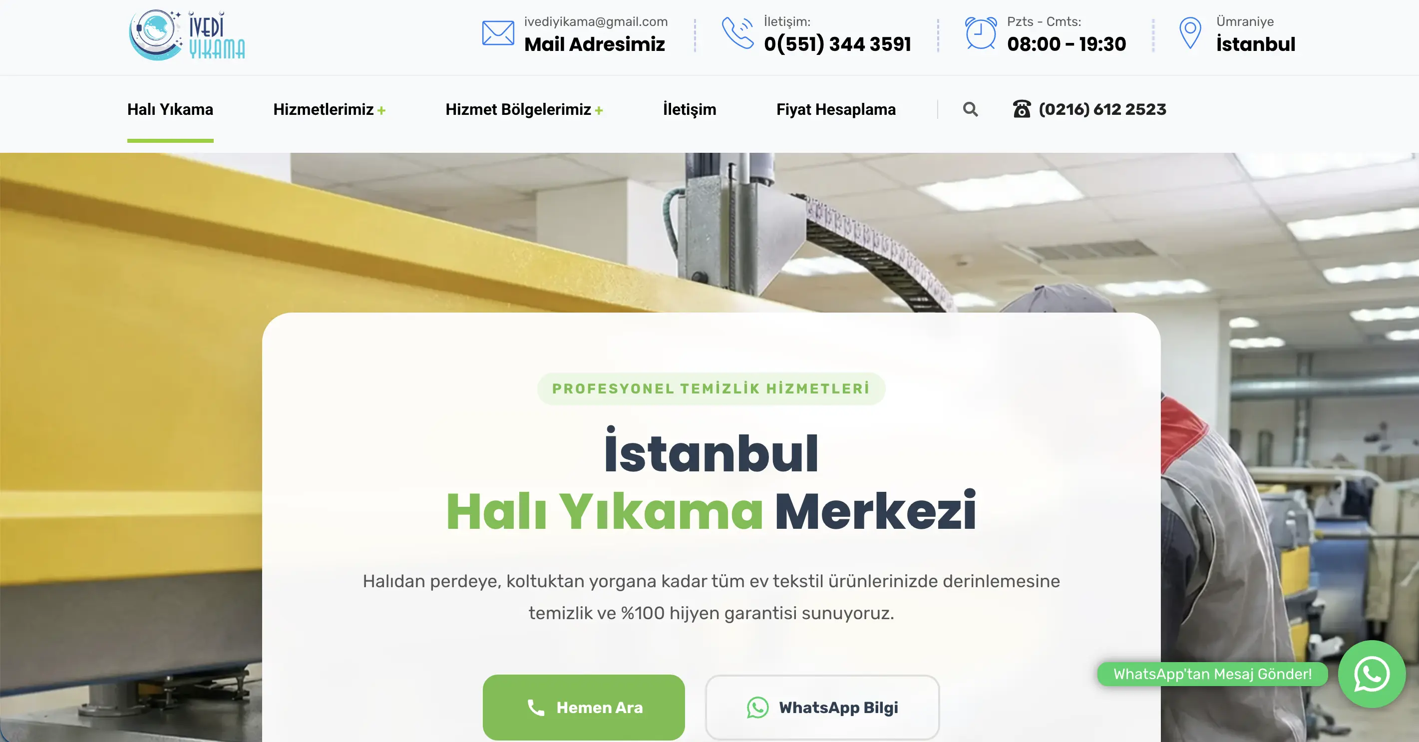 İvedi Yıkama Yerel SEO ve Google Haritalar